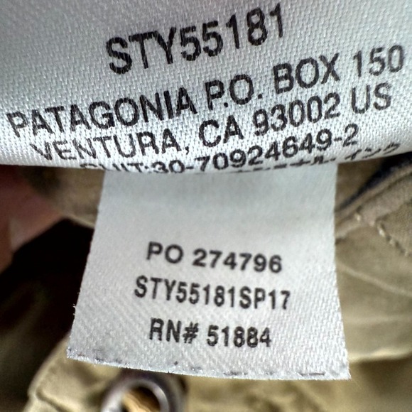 Patagonia Quandary Hiking Pants Men 36 Brown Stretch Zipped Pockets Straight Leg - Picture 12 of 13
